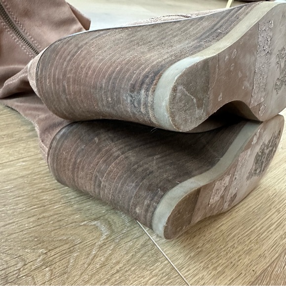 LUCKY BRAND over-the-knees suede boots - Picture 4 of 7